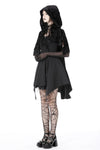 Gothic skull velvet hooded cape BW112