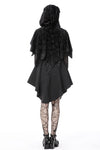 Gothic skull velvet hooded cape BW112
