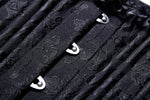Gothic four buttons corset CW023 - Gothlolibeauty
