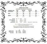 Tie up bust metal buckle punk corset CW029