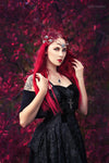 Gothique elegant dead souls cross dress with side long designs DW063 - Gothlolibeauty