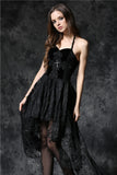 Gothique elegant dead souls cross dress with side long designs DW063 - Gothlolibeauty