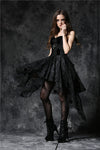 Gothique elegant dead souls cross dress with side long designs DW063 - Gothlolibeauty