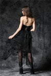 Gothique elegant dead souls cross dress with side long designs DW063 - Gothlolibeauty