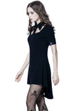 Punk hollow-out doll collar cocktail Tee dress DW127 - Gothlolibeauty