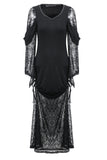 Gothic knited lace sexy dress DW155 - Gothlolibeauty