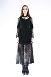 Gothic knited lace sexy dress DW155 - Gothlolibeauty