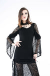 Gothic knited lace sexy dress DW155 - Gothlolibeauty