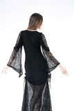 Gothic knited lace sexy dress DW155 - Gothlolibeauty