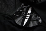 Punk Black spider neck dress DW159 - Gothlolibeauty