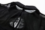 Punk Black spider neck dress DW159 - Gothlolibeauty