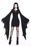 Gothic super bat sleeve holloween costumes dress DW202 - Gothlolibeauty