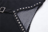 Punk ladies bandage chest slim waist bodycon DW203 - Gothlolibeauty