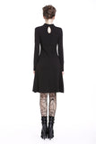 Punk cool hollow lace-up midi dress DW208 - Gothlolibeauty