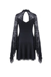 Elegant gothic lace-up lacey knitted T-shirt DW210 - Gothlolibeauty