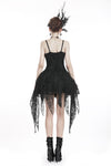 Gothic lolita elegant lace tasseled hem dress DW249 - Gothlolibeauty