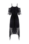 Gothic lace sexy strap dress DW250 - Gothlolibeauty