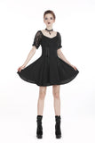 Gothic lolita lace-up chiffon dress DW264 - Gothlolibeauty