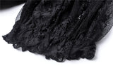 Gothic lolita lace-up chiffon dress DW264 - Gothlolibeauty