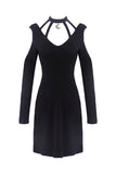 Women punk daily wear moon dress DW285 - Gothlolibeauty