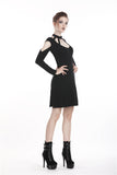 Women punk daily wear moon dress DW285 - Gothlolibeauty