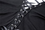 Punk off shoulder sexy dress with back lace up DW304 - Gothlolibeauty