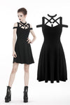 Punk sexy hollow belt dress DW307 - Gothlolibeauty