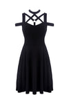 Punk sexy hollow belt dress DW307 - Gothlolibeauty