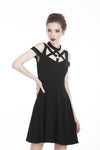 Punk sexy hollow belt dress DW307 - Gothlolibeauty