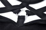 Punk sexy hollow belt dress DW307 - Gothlolibeauty