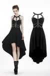 Punk metal chain tail dress DW316 - Gothlolibeauty