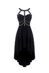 Punk metal chain tail dress DW316 - Gothlolibeauty