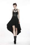 Punk metal chain tail dress DW316 - Gothlolibeauty