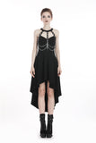 Punk metal chain tail dress DW316 - Gothlolibeauty