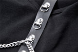 Punk metal chain tail dress DW316 - Gothlolibeauty