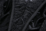 Gothic women maxi strap dress DW322 - Gothlolibeauty