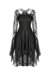 Gothic lady lacey cocktail dress DW343 - Gothlolibeauty