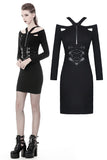 Punk bandage waist tight dress DW359 - Gothlolibeauty