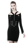 Punk bandage waist tight dress DW359 - Gothlolibeauty