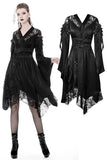 Gothic lace hollow shoulders kimono dress DW380 - Gothlolibeauty