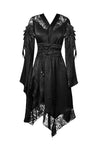 Gothic lace hollow shoulders kimono dress DW380 - Gothlolibeauty