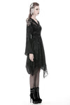 Gothic lace hollow shoulders kimono dress DW380 - Gothlolibeauty