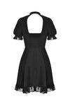 Gothic lolita hearted lace up midi dress DW389 - Gothlolibeauty