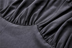 Gothic sexy off-shoulder lacey sleeves dress DW390 - Gothlolibeauty