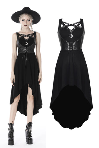 Punk moon fishtail dress DW401 - Gothlolibeauty