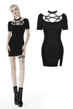 Punk bandage chest tight dress DW406 - Gothlolibeauty