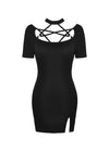 Punk bandage chest tight dress DW406 - Gothlolibeauty