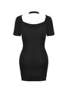 Punk bandage chest tight dress DW406 - Gothlolibeauty