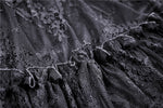 Gothic lace star-line chest short sleeves dress DW408 - Gothlolibeauty