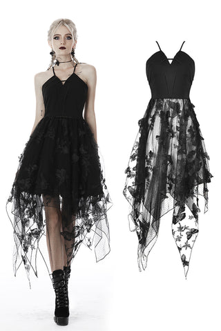 Gothic sexy butterfly strap dress DW409 - Gothlolibeauty